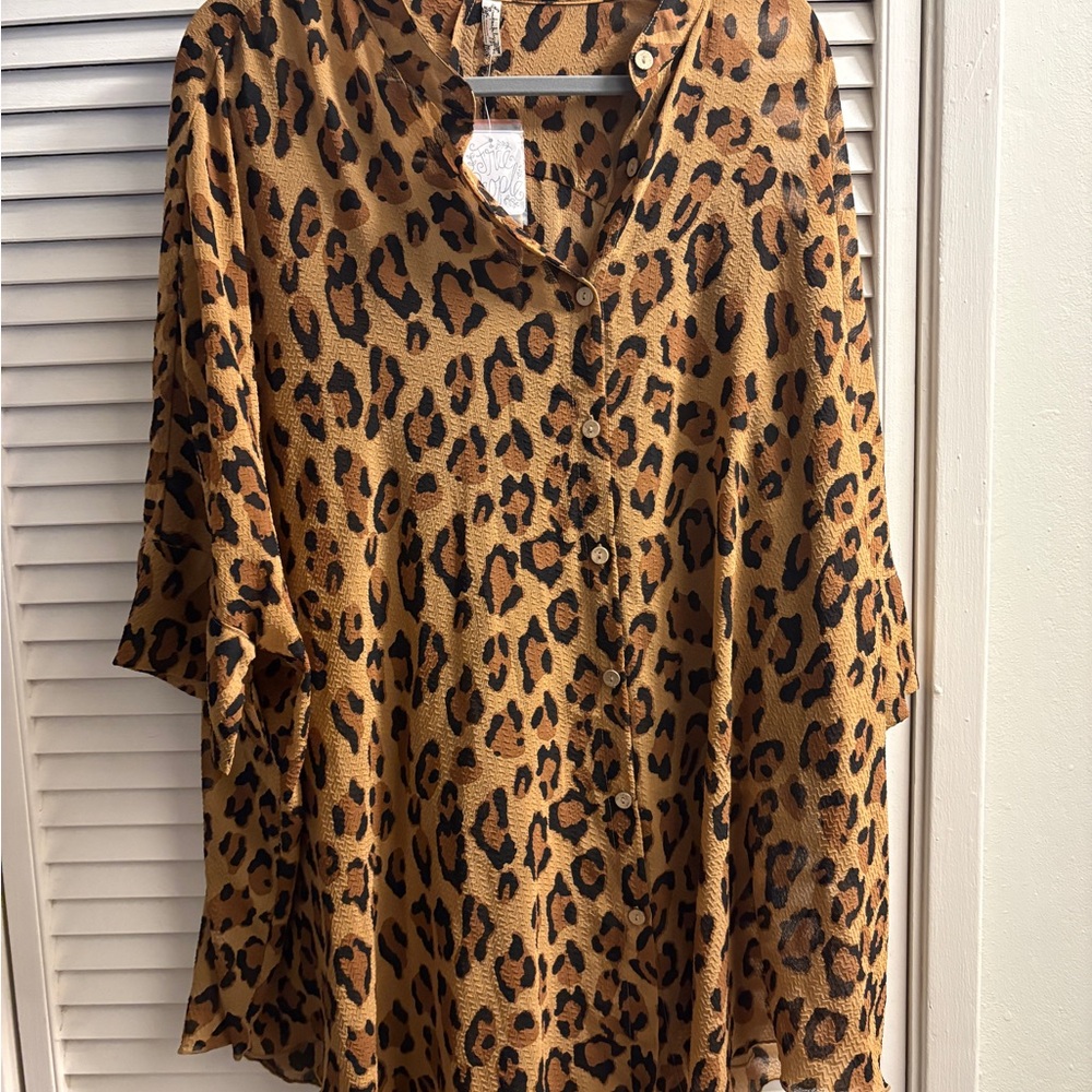 Free People Beach Button-Up